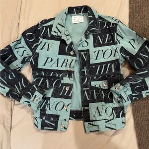 Urban Outfitters Graphic Denim Jacket